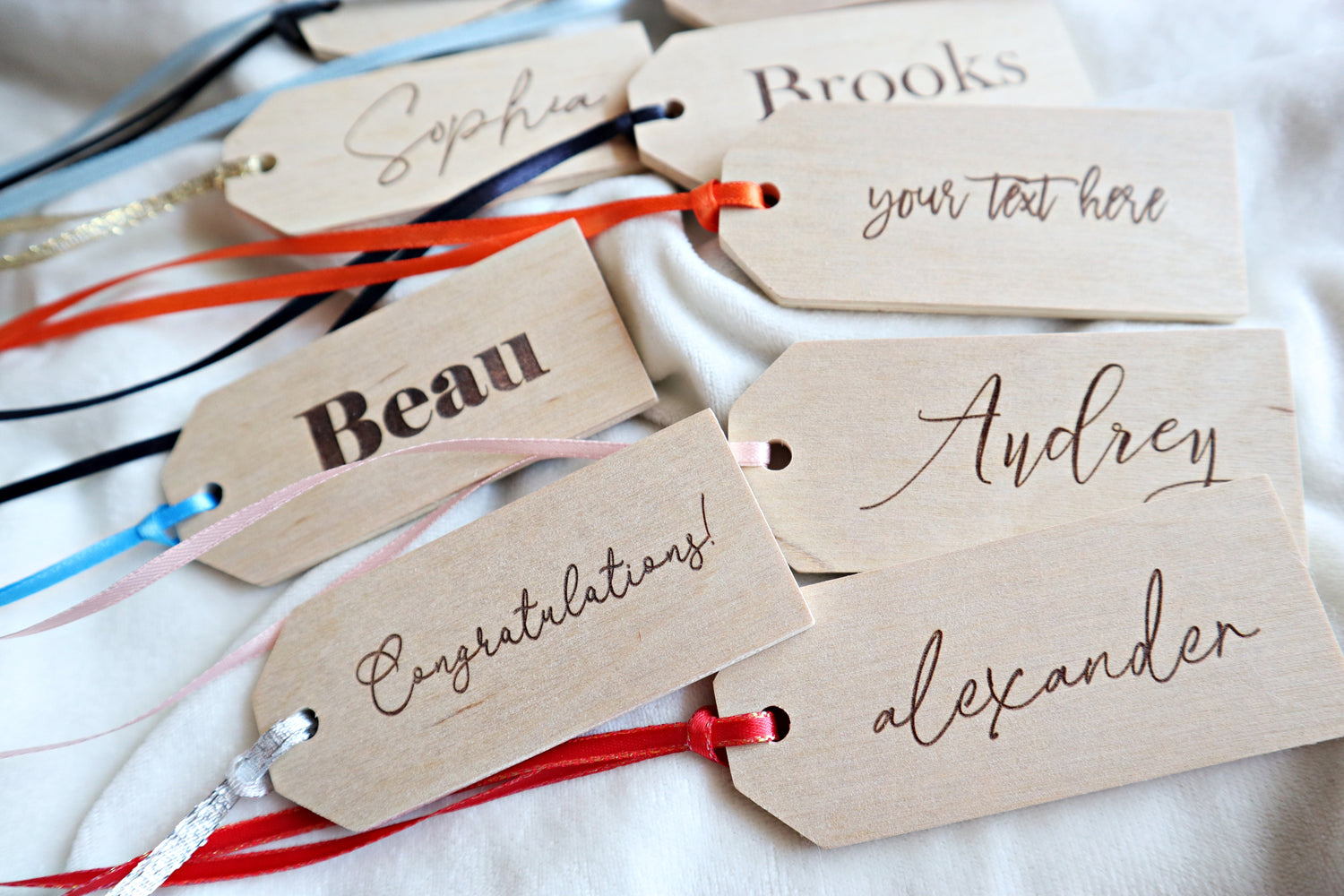 Custom Wood Gift Tags