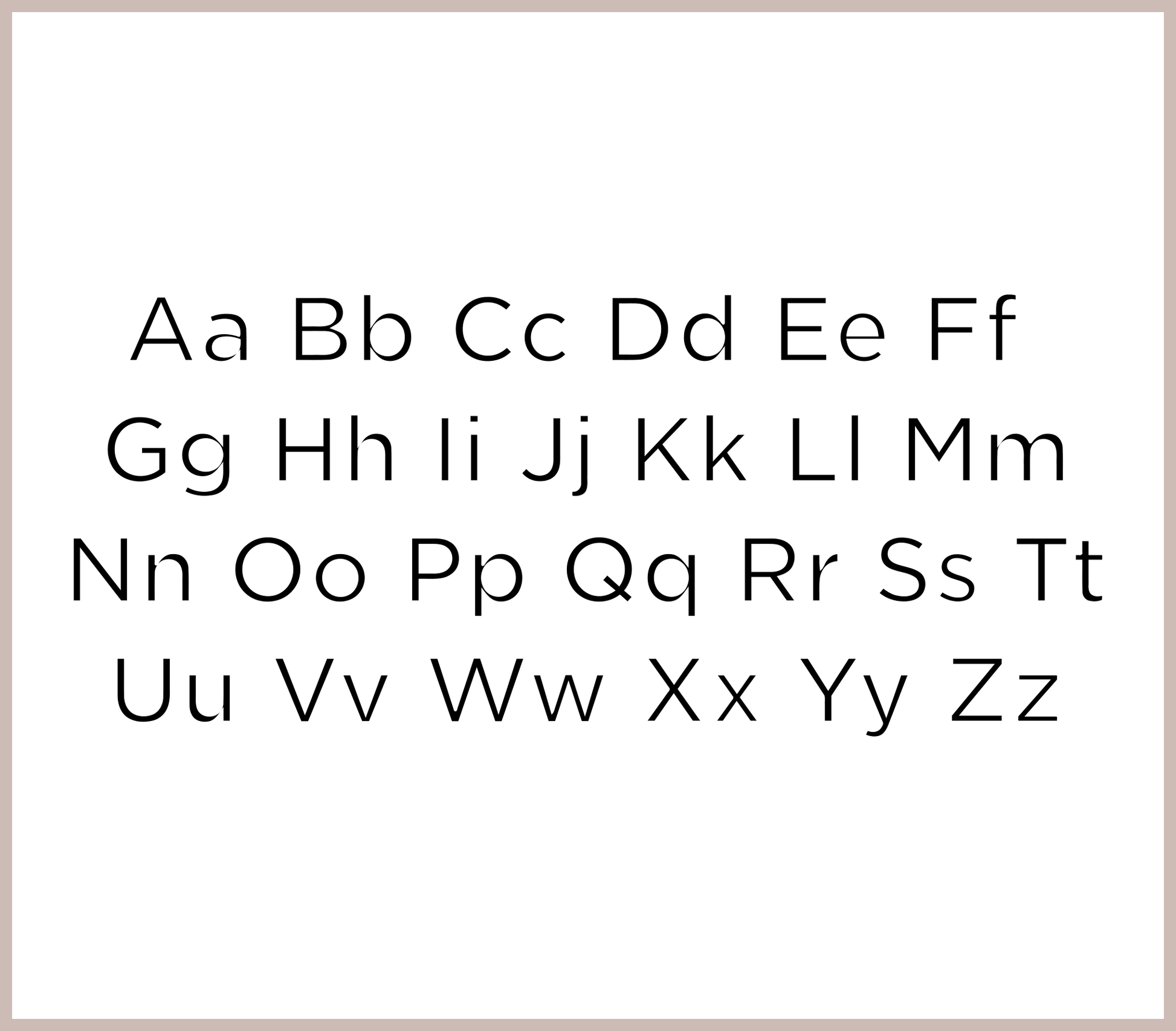 A graphic showing font display for the gotham font.